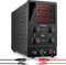 RUZIZAO DC Power Supply Variable: 30V 5A Lab Bench Power Supply Adjustable Switching Regulated High Precision 4-Digits LED Display 5V/2A USB Port Output & Input Power Cord