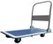 GRIMA Carrello con piattaforma pieghevole in acciaio, carrello da officina con ruote, carrello industriale con 4 ruote, carrello di trasporto con capacità di carico massima 150 kg, carrello a pianale