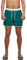 Urban Classics Retro Swim Shorts Costume da Bagno, Bianco/Verde, M Uomo