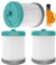 3Pcs HEPA Filter for TINECO A10/A11 Hero/Master EA10/PURE ONE/X1/R1/T1/S1/MINI/LITE/S11/S12 Cordless Vacuum Cleaner Replacement With 1 Cleaning Brush