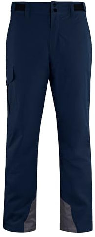 33,000ft Damen Skihose Outdoorhose Wasserdicht Winddichte Softshellhose Warme Gefütterte Thermohose Wanderhose Winter Ski Pants Women Navy Blau M
