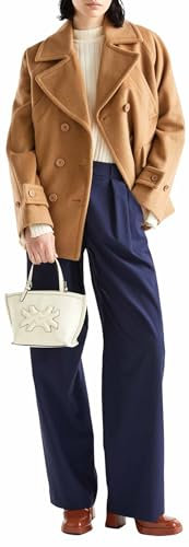 United Colors of Benetton Giaccone 2YDTDN035 Cappotto, Beige 94A, M Donna