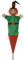 Marionette Märchenfigur Handpuppe Hexe 59 cm, Ideal für Puppentheatre und Rollenspiele, für Kinder Baby Jungen Mädchen