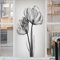 Vinilos para Cristales 60X200 Flores Grises Vinilo Adhesivo Cristal Translucido,Vinilos Adhesivos para Cristales,Vinilo Ventana,Vinilo Mampara Ducha,Window Film Anti UV