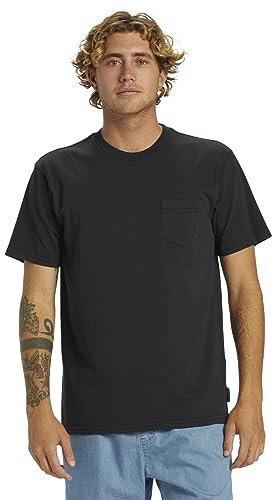 Quiksilver Saltwater - Taschen-T-Shirt für Männer Schwarz