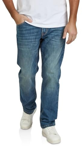 TOM TAILOR Jeans Herren Stretch Straight Fit Marvin Jeanshose Hose Denim | Blau Schwarz 30 31 32 33 34 36 38 40 42