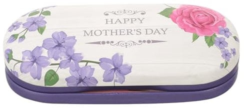 Theaque Double Glasses Case 2-in-1 Glasses Case Double Eyeglass Case Portable Contacts Lens Glasses Box