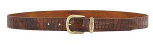 Wrangler Men's EASY Belt, Embossed Alligator, 85