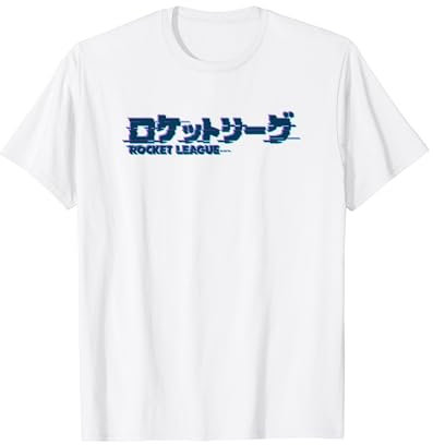Rocket League Glitch mit dunklem Tokio-Logo T-Shirt