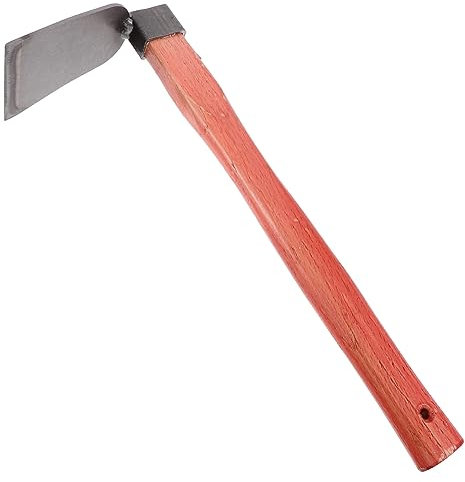 OFFSCH Gartenhacke mit Holzgriff Handhacke für Effektives Jäten und Kultivieren Pflanzwerkzeug für Blumen und Gemüse Praktische und Tragbare Hacke für Gartenarbeit