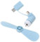 Portable 2 In 1 Cooler Type-C Hanldheld Cooling Fan Mini USB Fan Cell Phone Fans For Micro USB Phones Portable Pocket Fan