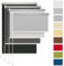 Rettika Verdunkelungsrollo ohne Bohren, für Fenster, Breite 120 cm, Höhe 150 cm, Graues Flachs Farbe, Klemmfix Montage, Jalousien Fenster, Fenster rollos für innen, Klemmrollo