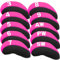 AMRTA Golf Club Iron Head Cover 10 Pack Protective Head Cover Fit All Iron Clubs Black Blue Orange Green (Pink)
