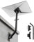 Starlink Gen 3 Mount 360° Adjustable V3 Starlink Wall Mount Starlink Gen3 Pole Mounting Kit with Starlink Gen 3 Pipe Adapter for Gen3 Starlink Internet Kit Satellite