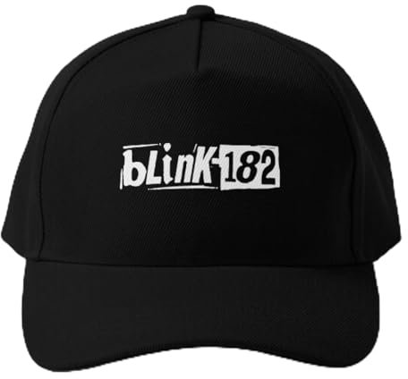 RDCGRS Vintage Classic Blink182 Blink 182 B Baseballkappe Hut Fisch Sonne Herren Frauen Bedruckt Snapback Haube Czapka Casual Outdoor Sommer Urlaub Geschenke