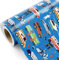 WRAPAHOLIC Auto-Geschenkpapier – Mini-Rolle – 43,2 cm x 5,2 m – Feuerwehrauto Geschenkpapier für Kinder, Jungen, Geburtstag, Babyparty