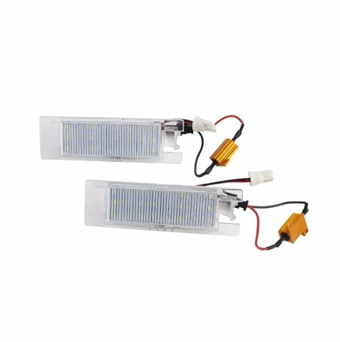 BCBSYCJP Auto Nummernschildbeleuchtung Lampe für Vauxhall/Opel/Astra H J/Corsa C D/Insignia/Meriva,Langlebig Effizient Hochwertige Digitale Nummern Leuchten Fürs Auto.