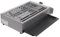 Barbecue électrique de table, 2500 W, portable, température réglable de 50 à 300 °C, réchauffe rapidement les aliments, pour l'intérieur et l'extérieur, le camping, argent, 54,2 x 28 x 12 cm