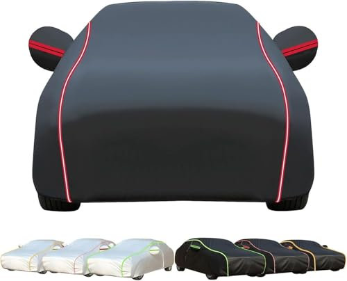 Autoabdeckung für Renault Modus 2004-2012, Universelle Halbgarage, Abdeckplane Auto, Autoabdeckung Wasserdicht Schutz vor Regen, Schnee, Sonne