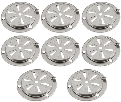 Qtcial 2er-Pack Smoker Vent Dämpfer für BBQ Grill Airflow Control