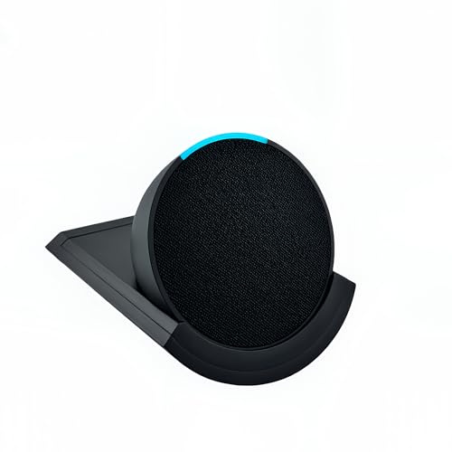 Sintron Wall Mount Shelf for Echo Pop, HomePod mini & Google Nest – Compact Smart Speaker Holder with Built-in Cable Management, Space-Saving, for Living Room, Kitchen, Bedroom, or Bathroom (Black)