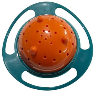 Zymoplas Baby Gyro Bowls Universal Smooth 360 Rotation Food Tazón a prueba de derrames Prácticos platos de alimentación de plástico Niño recién nacido