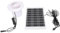 Sxhlseller Kit de Ventilador de Escape Solar con un Panel Monocristalino de 6W y Respiradero Redondo de 2700 RPM para Pollo Invernadero para Mascotas de Ventos