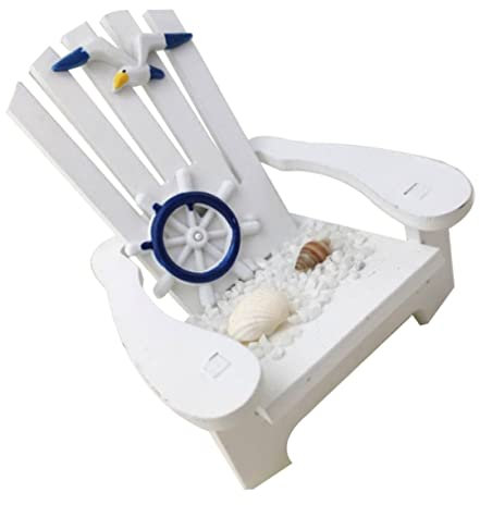 EXAOMBLE Strandkorb Ornament Holzhandwerk Kreatives Deko Modell für Wohnzimmer Schlafzimmer für Strandpartys Tischdekoration Rudermuster