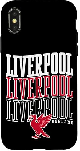Liverpool England Liverbird Repeat Case for iPhone X/XS