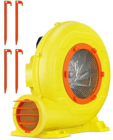 Bounce House Blower for Inflatables, 1200W 1.6HP Powerful & Portable Fan Pump for Inflatable Bouncy Castle, Jumper, Bubble House, Water Slide