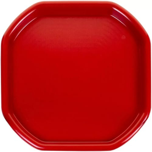 70cm Kids Tuff Tray for Messy Play | Heavy Duty Plastic Activity Tray for Sand, Water & Sensory Play | Children's Play Tray for Crafts, Small World Play, Gardening & Learning Activities, Red