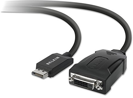 Belkin F2CD005B - DISPLAYPORT DVI ADAPTER DP-M/DVI-F, Black