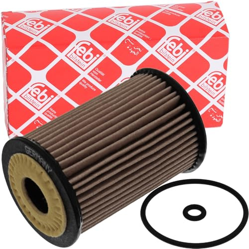 febi bilstein 37417 Ölfilter mit Dichtringen, 1 Stück | Kompatibel mit: MERCEDES-BENZ A-CLASS, VANEO