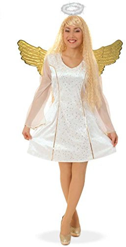 Party-Chic-Disfraz de ángel para Mujer, Talla 42, Color Blanco, (Fritz Fries & Söhne GmbH 13454)