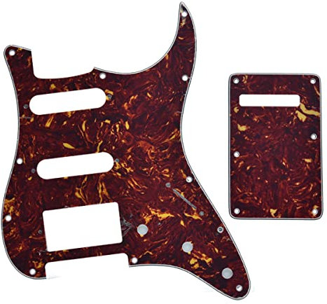 Kaish Strat-SSS-Pickguard und ST-Backplate-Tremolo, Design: Vintage-Tortoise