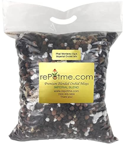 rePotme Orchid Potting Mix - Phalaenopsis Monterey Dark Imperial Orchid Potting Mix - (MINI Bag) - Hand Blended in the USA