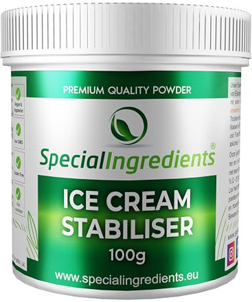 Special Ingredients Speiseeis Stabilisator und Texturverbesserungsmittel 100g (Deutsche Etiketten Und Anleitungen)
