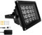 JCHENG SECURITY JC Illuminateur infrarouge 20 LED 90 degrés grand angle IR pour vision nocturne 50 mètres Projecteur infrarouge LED étanche Noir