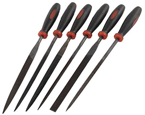 Aexit Lime ronde en plastique pour outil d'horloger en plastique, 6 pièces YJ452159H742900F