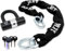 AKM Security Bike Chain Lock Heavy Duty Bicycle Lock Bike Disc Lock with 16mm U Lock,Motorbike Lock Black (3)