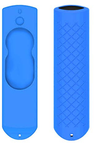 Colorful Schutzhülle für Fire TV Stick mit Alexa-Sprachfernbedienung (5.9 inch), Stoßfest Silicone Hülle für Fire TV Stick Voice Remote (Blau)
