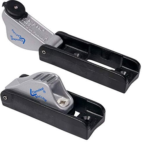 Sicherheitsklemme für Sonnensegel Tauwerk 4-6mm Clamcleat CL257 Ruderblattklemme