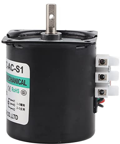 Moteur synchrone CW/CCW du moteur 68KTYZ, moteur synchrone à engrenages à aimant permanent 220V 28W(20 tours/minute) mini moteur electrique 220v avec variateur