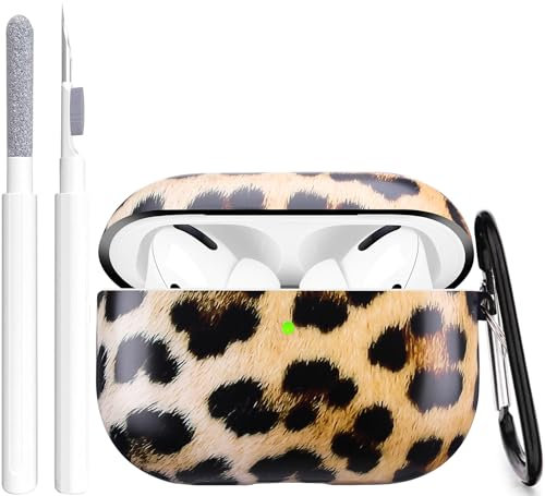 LitoDream - Custodia protettiva rigida portatile e antiurto, con portachiavi, per Airpods 3, unisex, con portachiavi, per Airpods 3, opaca