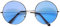 W WIDMANN MILANO Party Fashion - Brille 70er Jahre, mit farbigen Gläsern, Hippiebrille, Schlagerstar, Fasching