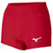 Mizuno Apex Volleyball-Shorts für Damen, 6,3 cm Innennaht, Rot, Größe S