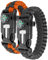 Ember Rock Paracord Survival Armband - 2 Pack Survival Kit Firestarter Armbänder - Inklusive Kompass, Feuerstahl, Pfeife und Fallschirmschnur, 12 cm, Paracord