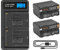2X Shentec 8800mAh NP-F970 Ersatzakku für Sony Kamera NP-F970 NP-F960 NP-F930 NP-F950 DCR-VX2100 DSR-PD150 DSR-PD170 FDR-AX1 HDR-AX2000 HDR-FX1 HDR-FX1 HDR-FX7 HDR-FX1000 HVL- LBPB