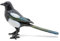 Papo - Tierfigur - Elster, Schelmischer Vogel des Landes, Kinderspielzeug ab 3 Jahren - Erforschung der geflügelten Tierwelt und Erlernen von Tierverhalten