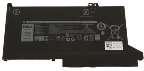 Dell Latitude 5300 5300 (2in1) 5300 (2in1 Chrome) 5310 5310 (2in1) 7300 7400 42Wh 3-Cell Laptop Battery 2PFPW 0G74G (Latitude 5300)